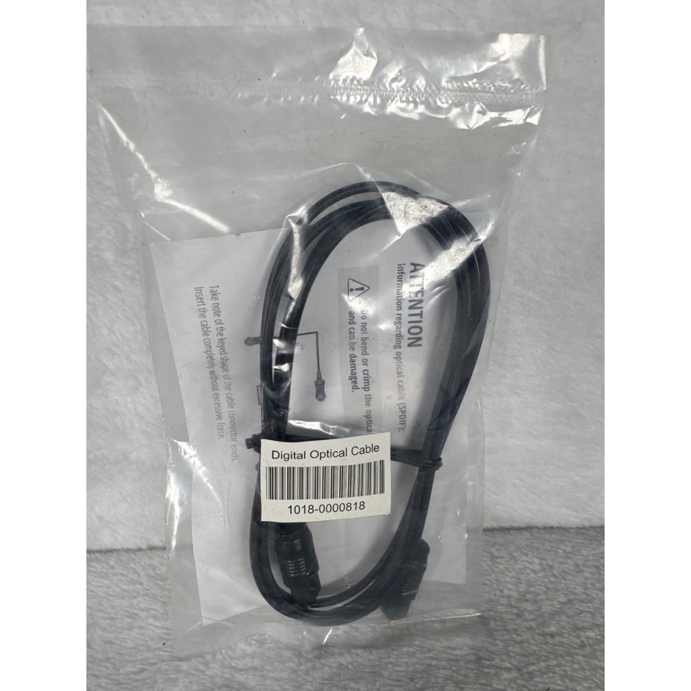 Unbranded Digital Optical Cable Unisex OS Black New SPDIF Toslink Audio